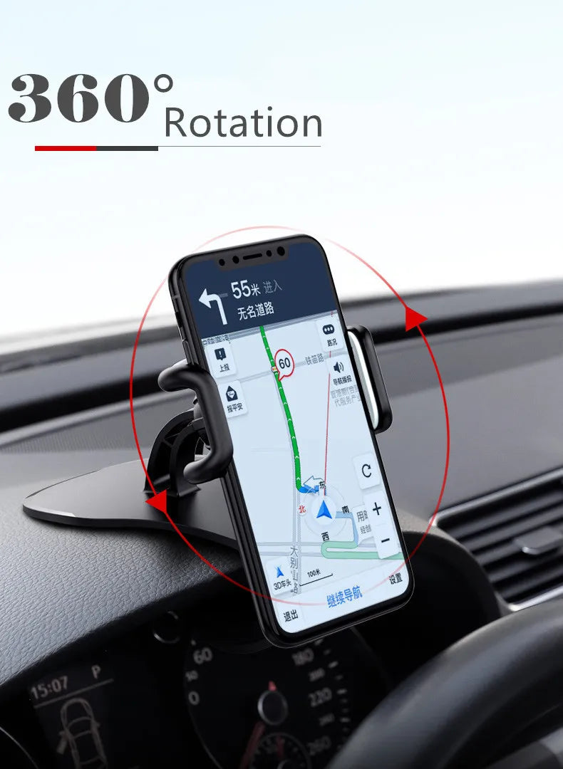 Soporte de Teléfono para Auto Giratorio 360° para Tablero Universal