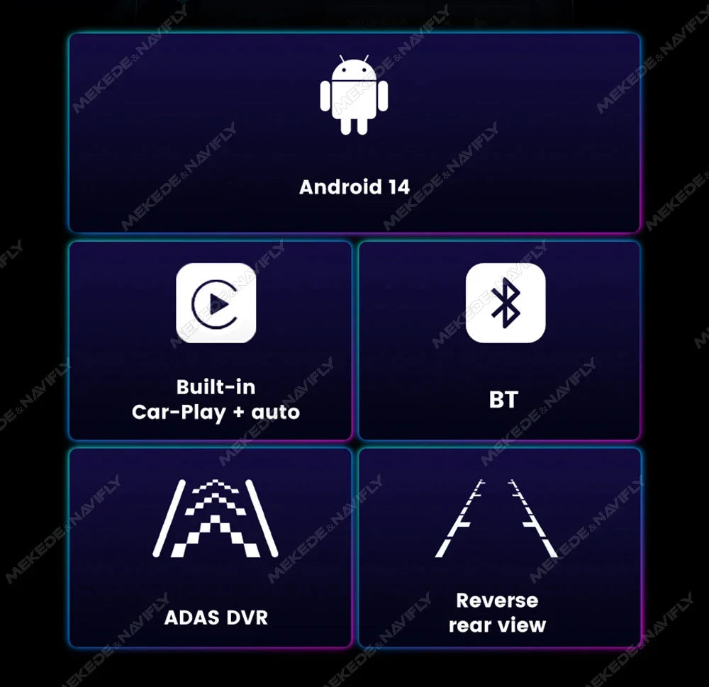 Car Radio Android 14 Autoradio For Honda CRV CR-V 3 1997-2001 Multimedia Player GPS Navigation 2din Stereo BT Carplay Head Unit