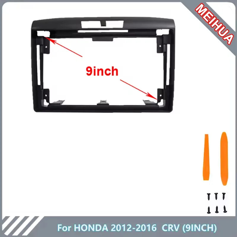 Marco y Arnés para Radio 2 DIN Honda CRV 2012-2016