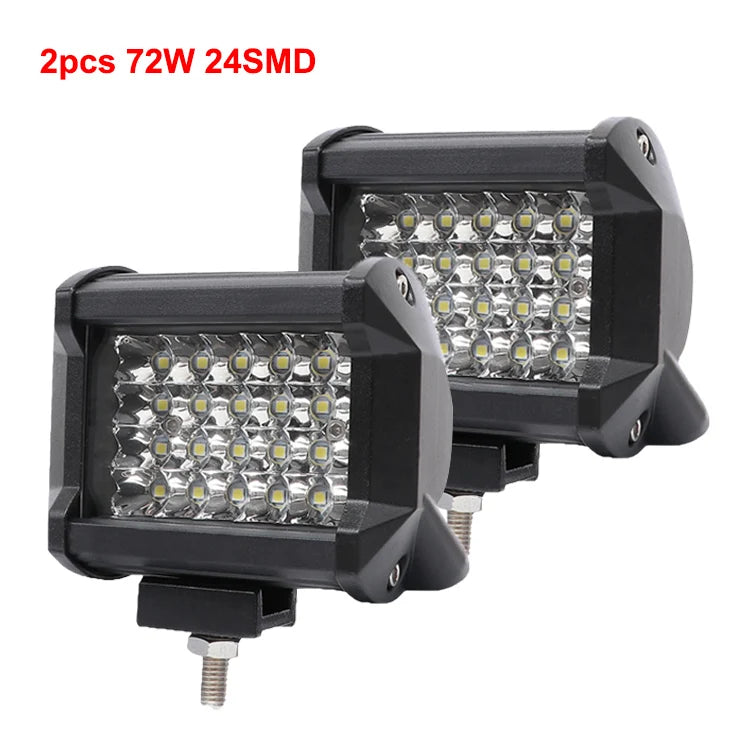 LED Work Light Bar Spot/Flood Off-Road 12V/24V