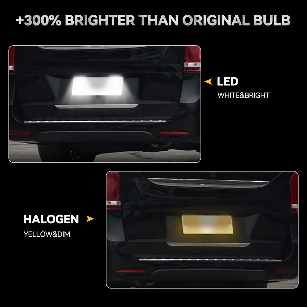 Luz de Placa LED Error Free para Mercedes-Benz Vito W639 y Sprinter W906