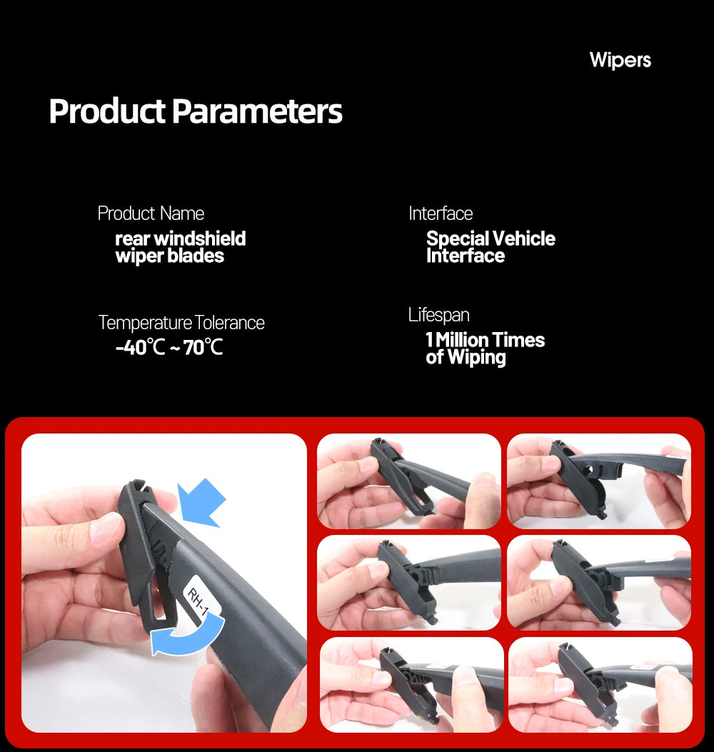 Rear Windshield Wiper Blade Windscreen Wipers Accessories For Honda CR-V CRV 2012-2016 2013 2014 2015