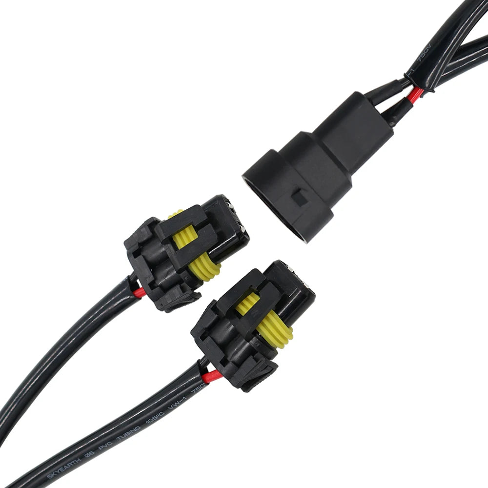 1pcs H8 H9 H11 9005 9006 Wire Connector for HID LED male female Wiring Harness Socket Wire Connector Plug Adapter Head Light