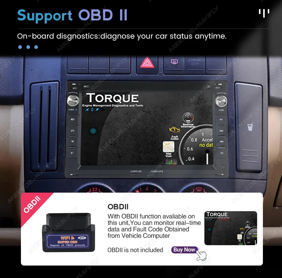 Android Car Radio for Hyundai I30 Elantra GT 2011-2017 | 7" Wireless CarPlay Android Auto GPS Navigation