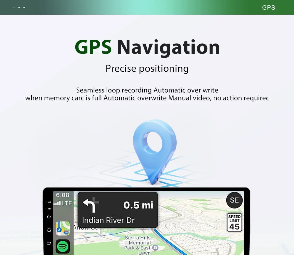 Radio Android 9" para Honda Civic 1995-2001 con GPS, CarPlay y WiFi