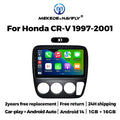 Car Radio Android 14 Autoradio For Honda CRV CR-V 3 1997-2001 Multimedia Player GPS Navigation 2din Stereo BT Carplay Head Unit