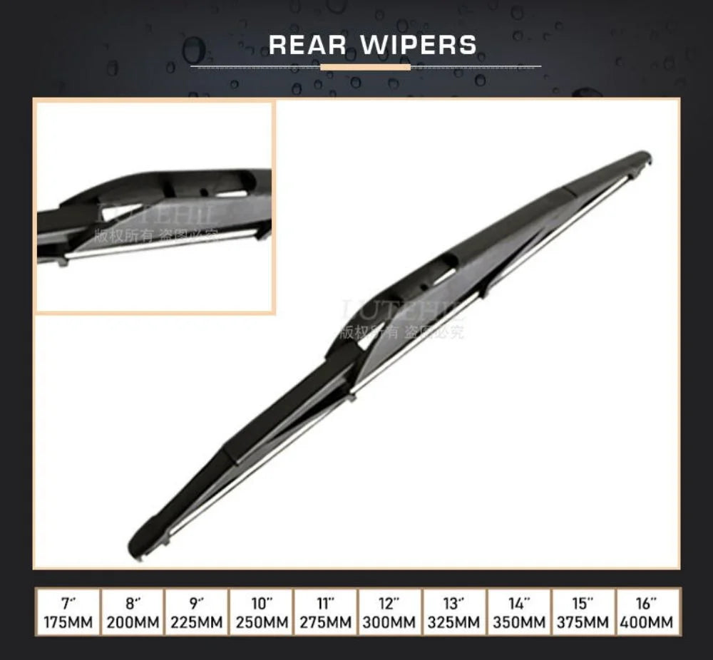 Limpiaparabrisas Delantero y Trasero para Mini Cooper R50/R53 2001-2004