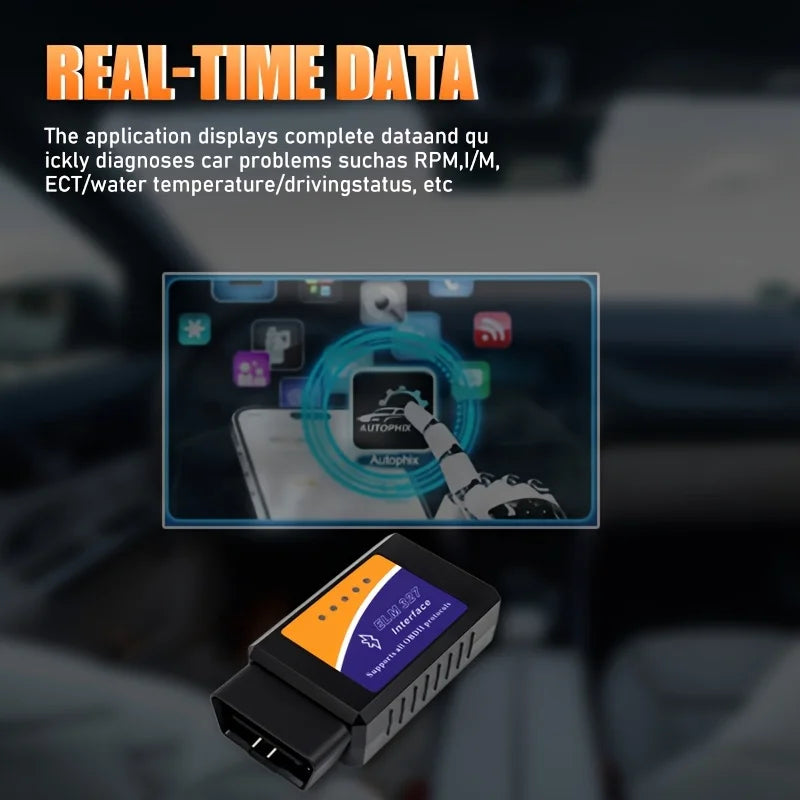 Escáner OBD2 Portátil para Diagnóstico de Vehículos
