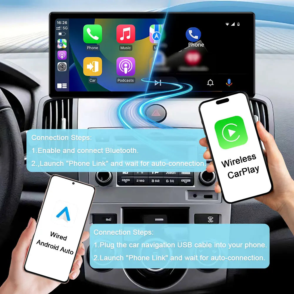 Radio Android 12.3" para Honda Accord 2018-2022 con CarPlay y GPS