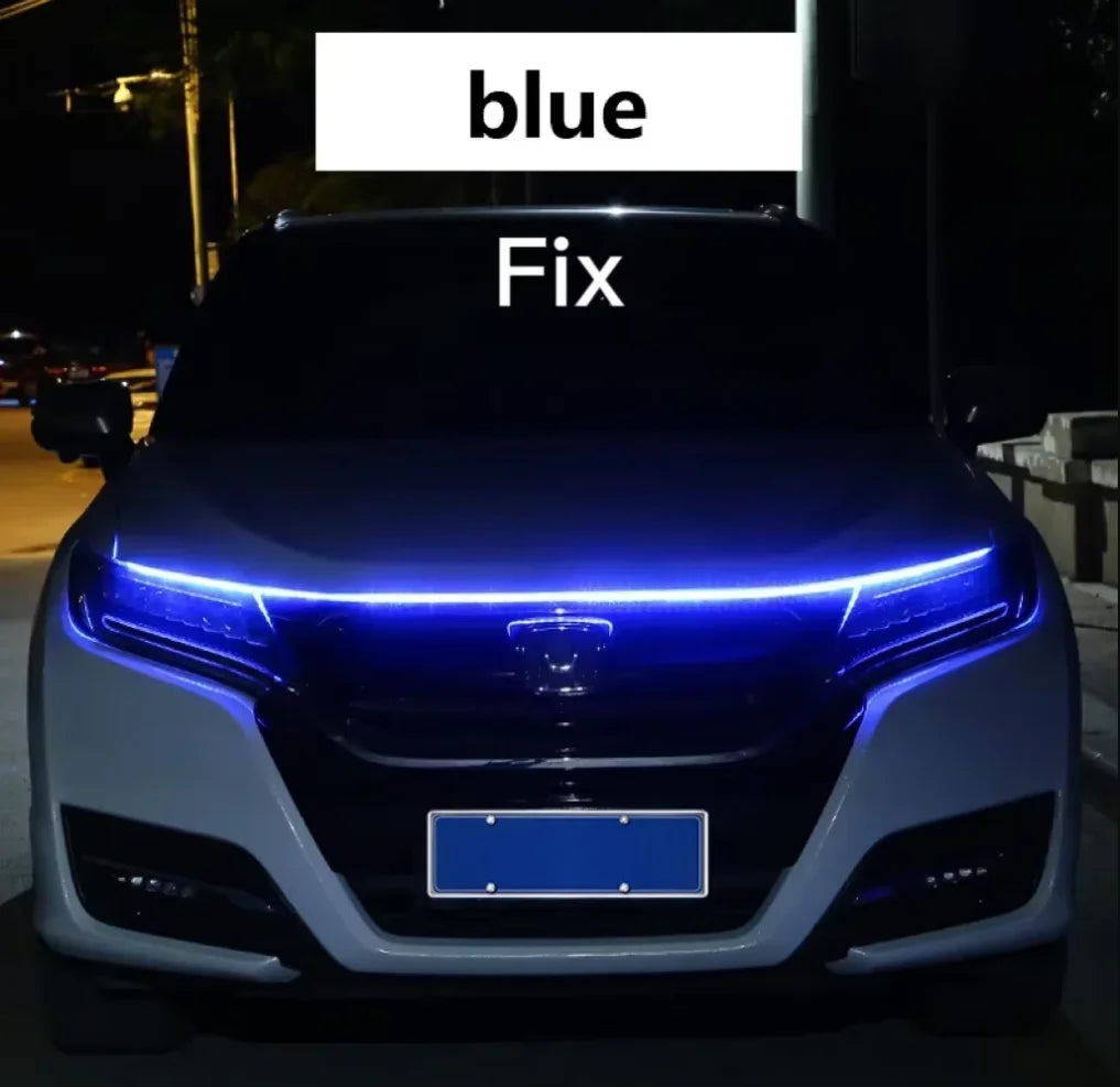 Luces LED DRL Decorativas para Capó y Puertas de Auto 12V