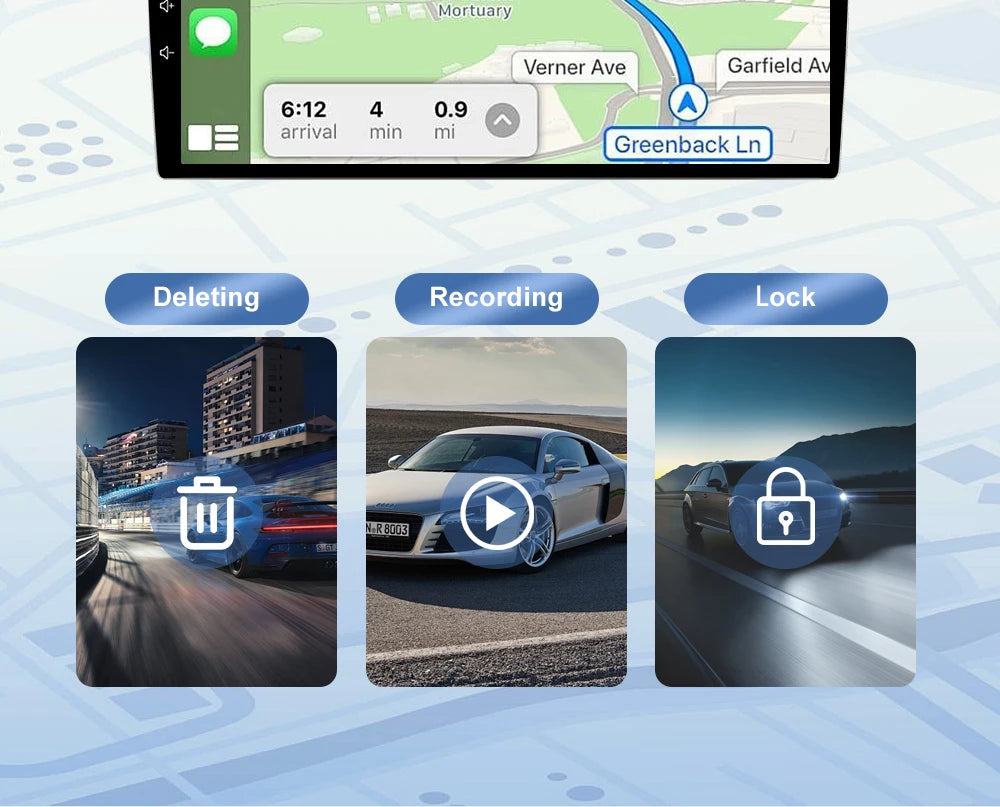 Radio Android 9" para Honda Civic 1995-2001 con GPS, CarPlay y WiFi