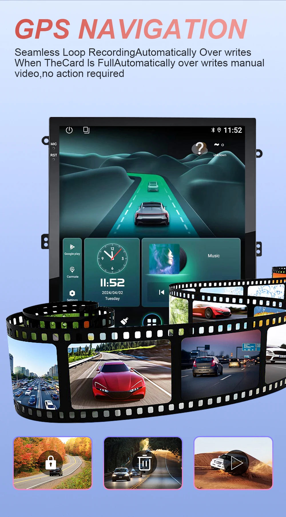 Android16 9.7'' Car Radio For Hyundai Santafe 2013-2017 IX45 2013-2017 Android auto Multimedia Player Carplay Auto 5G Navigation