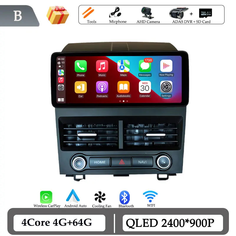 Radio Android 12.3" para Honda CRV 2007-2012 con CarPlay y GPS