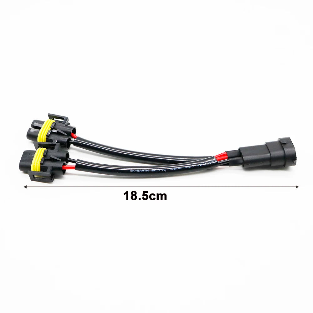 1pcs H8 H9 H11 9005 9006 Wire Connector for HID LED male female Wiring Harness Socket Wire Connector Plug Adapter Head Light