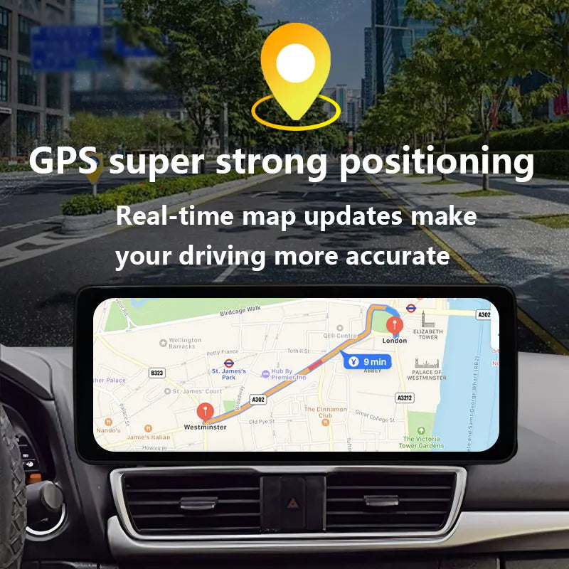 Radio Android 12.3" para Honda CRV 2007-2012 con CarPlay y GPS