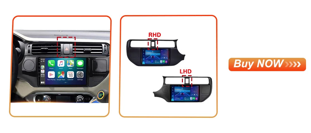 Android Car Radio for KIA RIO K3 2015-2017 | 9" Touch Screen GPS Navigation Wireless CarPlay Android Auto