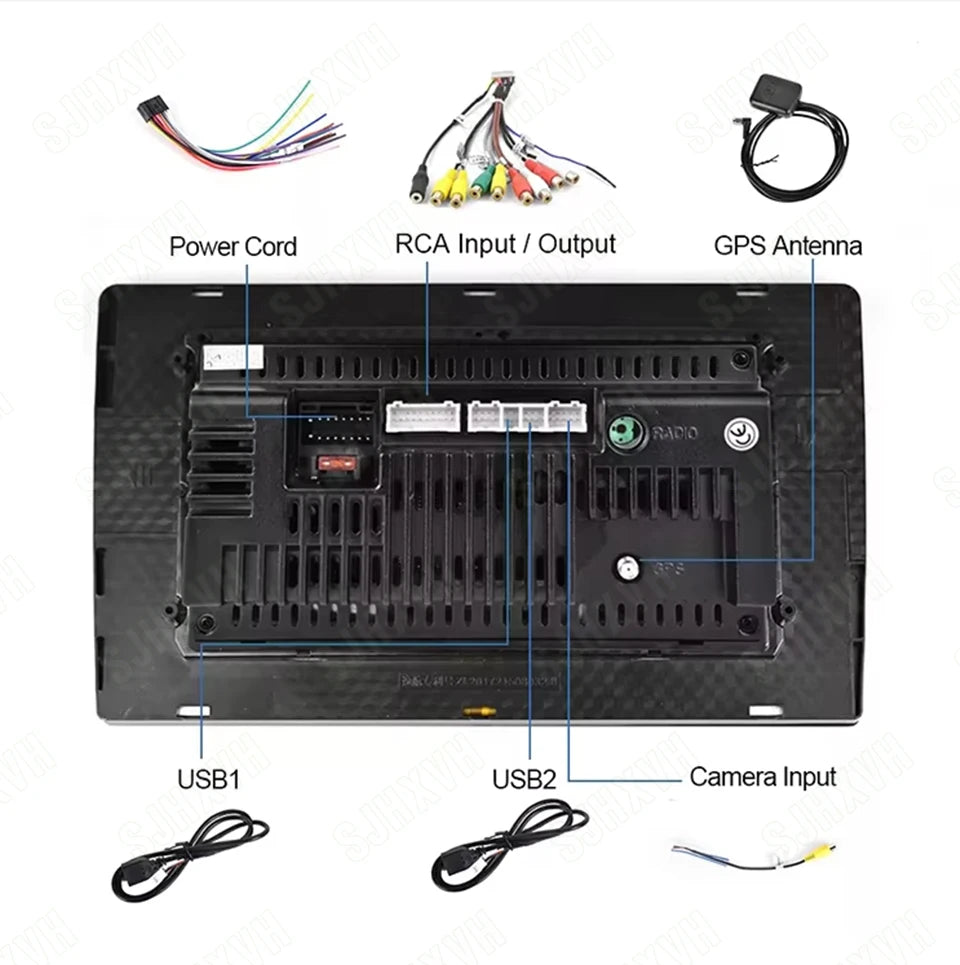 Android 16 Car For Honda CR-V CRV 2001 2002 2003 2004 2005 2006 Automotive Multimedia Video Player Navigation GPS Carplay Screeo