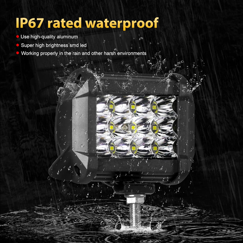 LED Work Light Bar Spot/Flood Off-Road 12V/24V