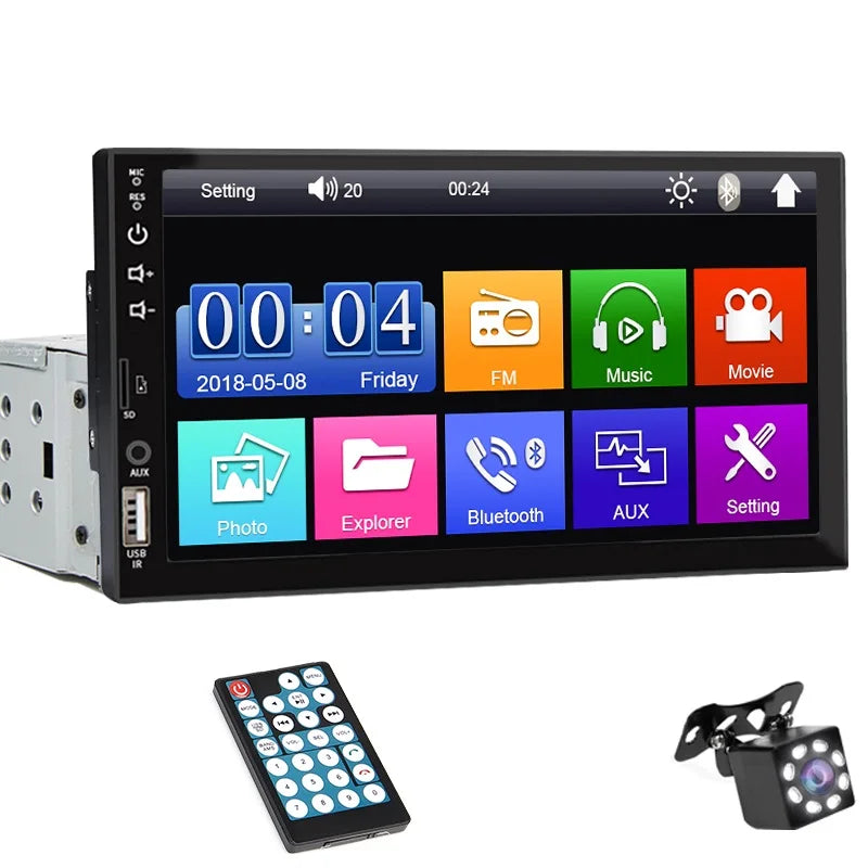 Radio para Auto 7" Pantalla Táctil con Bluetooth y Mirror Link