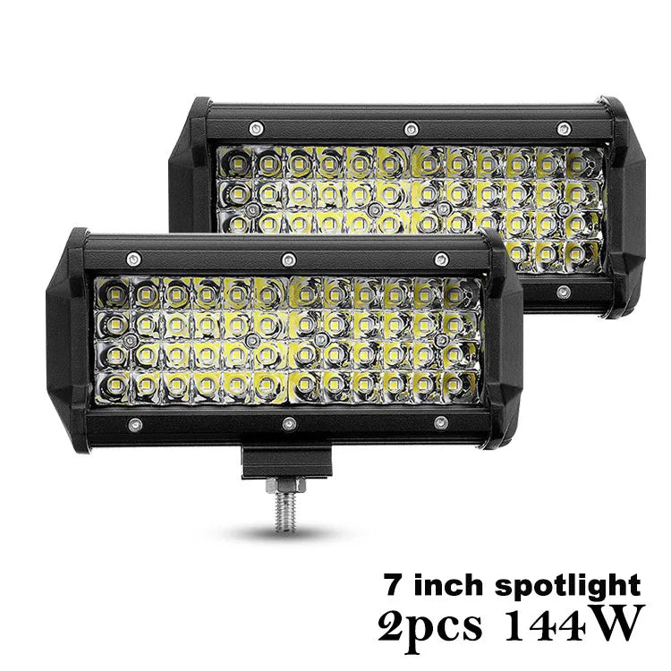 LED Work Light Bar Spot/Flood Off-Road 12V/24V