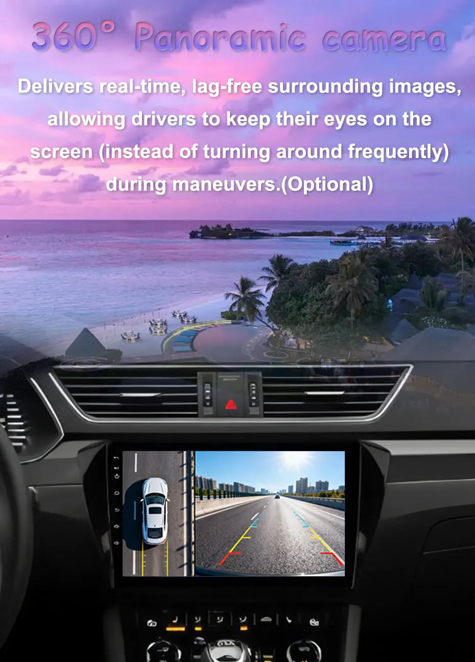 Radio Android 10" para Honda Pilot 2016-2019 con GPS y Bluetooth