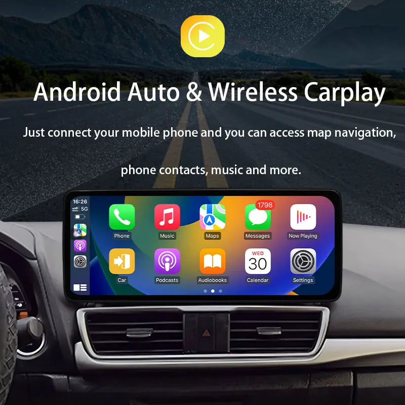 Radio Android 12.3" para Honda CRV 2007-2012 con CarPlay y GPS