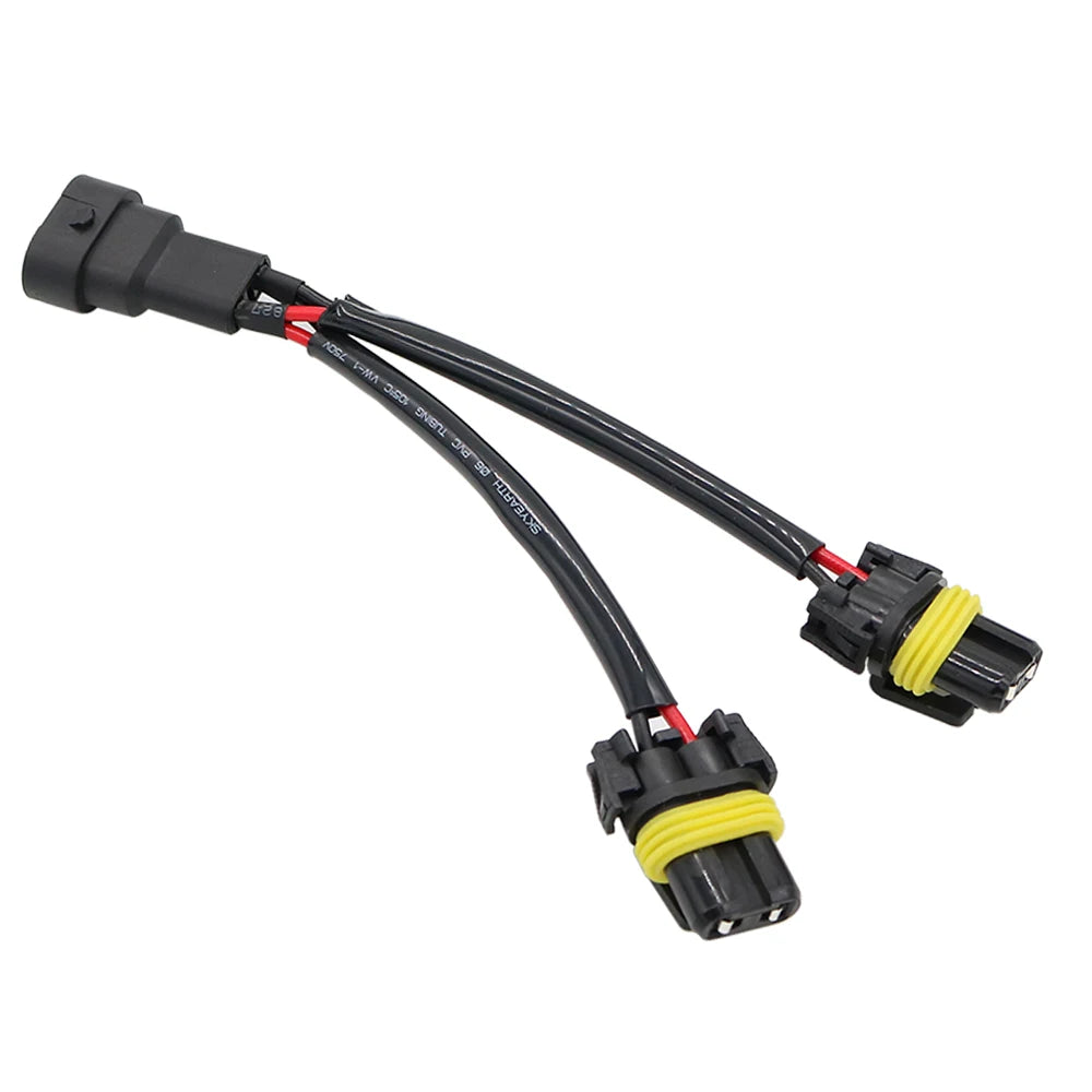 1pcs H8 H9 H11 9005 9006 Wire Connector for HID LED male female Wiring Harness Socket Wire Connector Plug Adapter Head Light