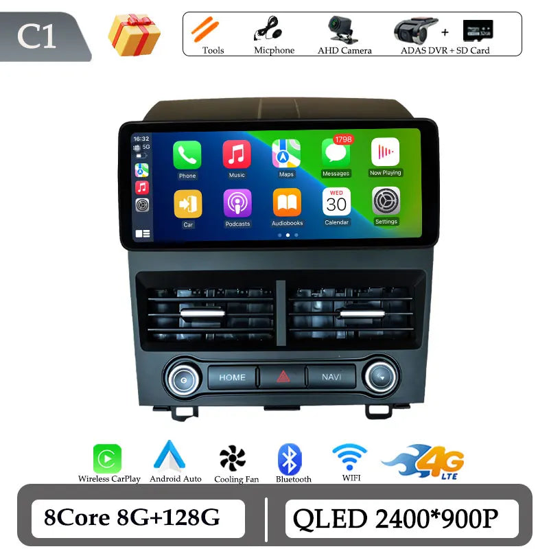 Radio Android 12.3" para Honda CRV 2007-2012 con CarPlay y GPS