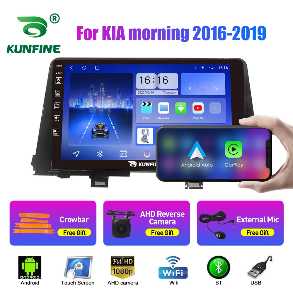 Car Radio Android 2Din for KIA Morning 2016-2019 | Octa Core GPS Navigation CarPlay Android Auto