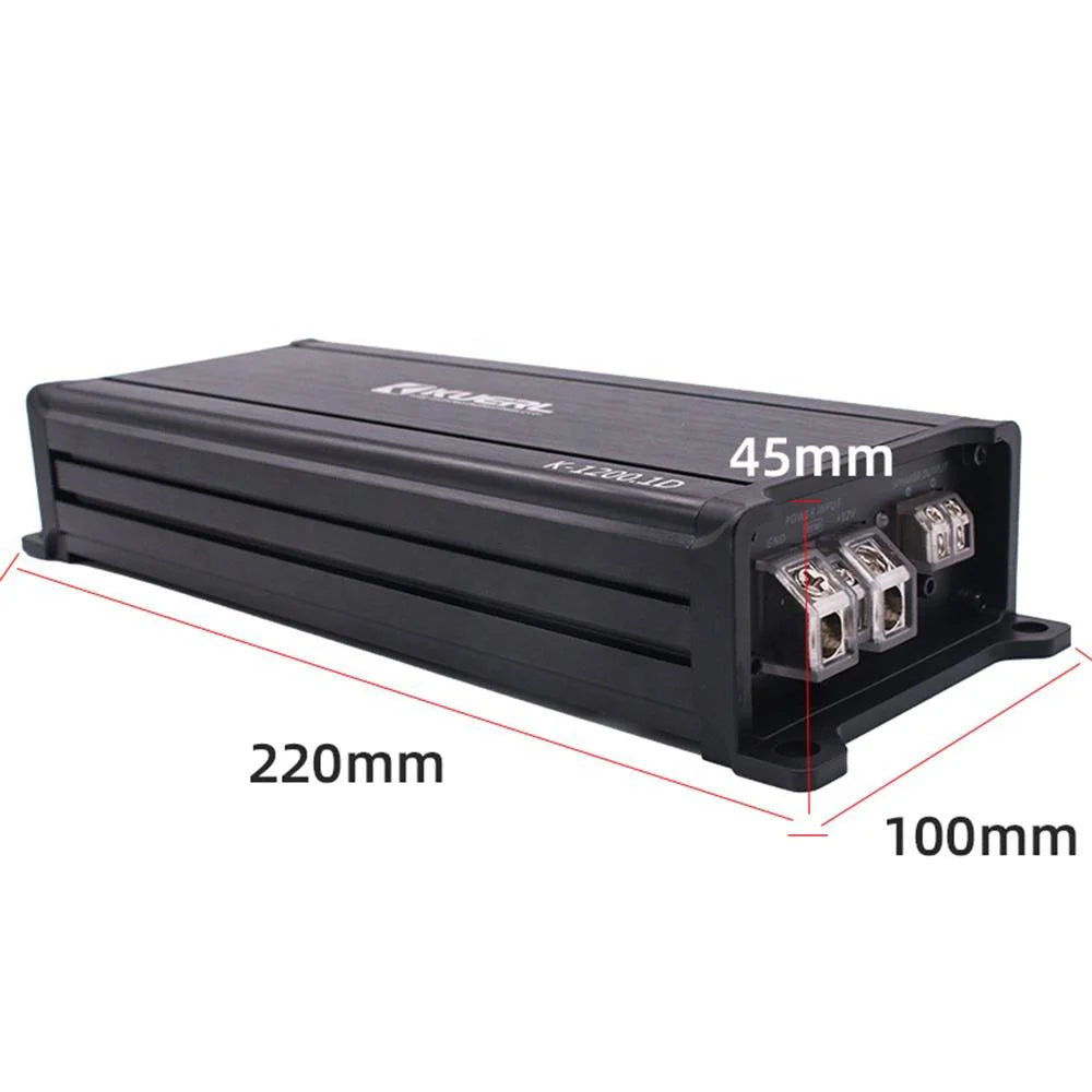 Amplificador Monocanal Clase D para Auto 1000W 12V