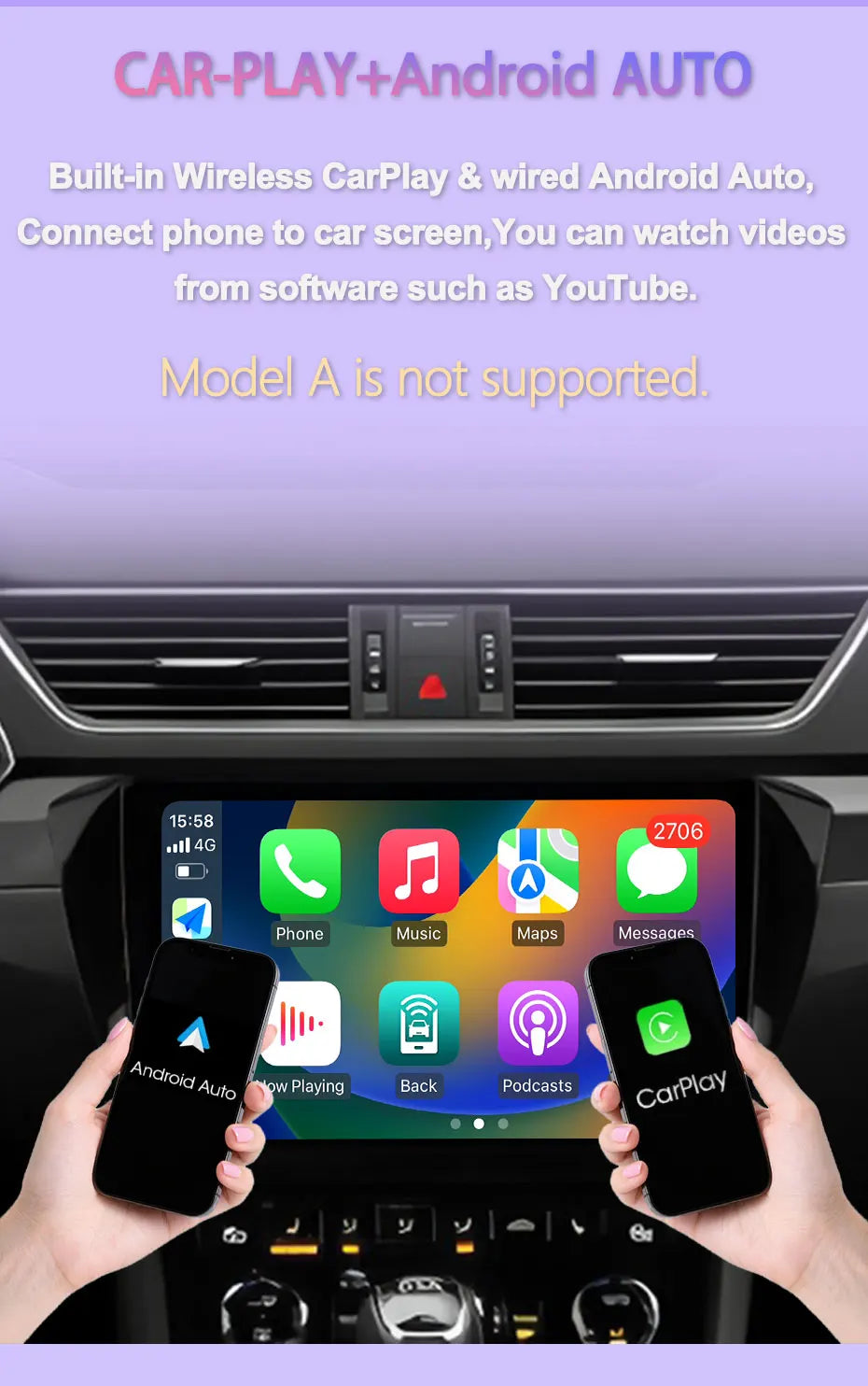 Radio Android 10" para Honda Pilot 2016-2019 con GPS y Bluetooth