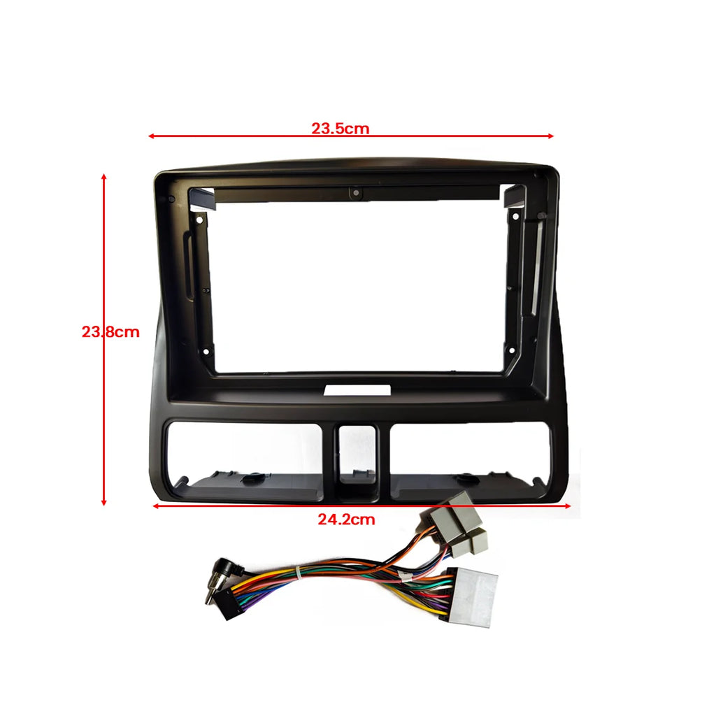 Vehicle radio Fascia 9 inch Frame 2 Din Car Radio Fascia for Honda CRV 2002 2003 2004 2005 2006 Installation Car Frame Trim