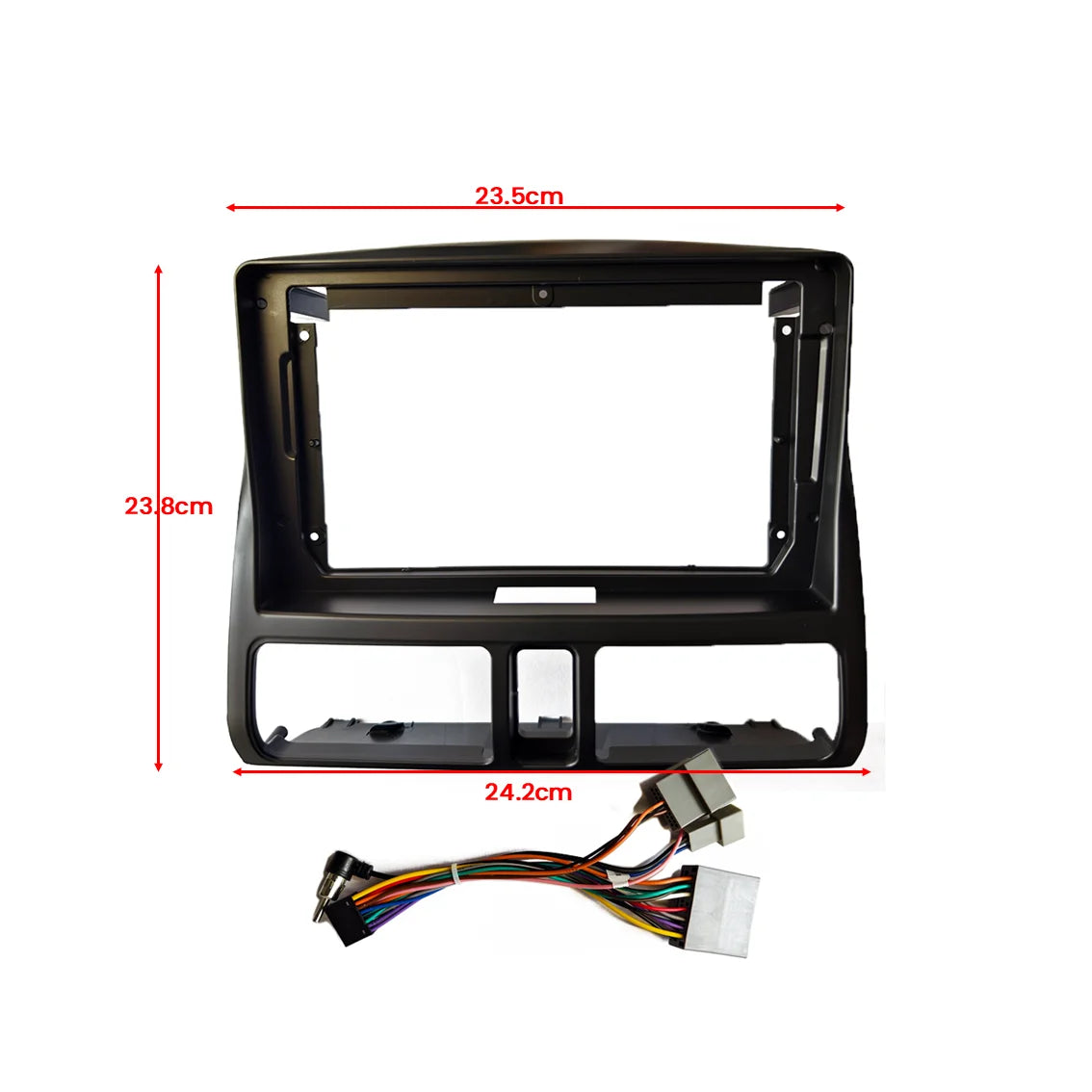 Vehicle radio Fascia 9 inch Frame 2 Din Car Radio Fascia for Honda CRV 2002 2003 2004 2005 2006 Installation Car Frame Trim