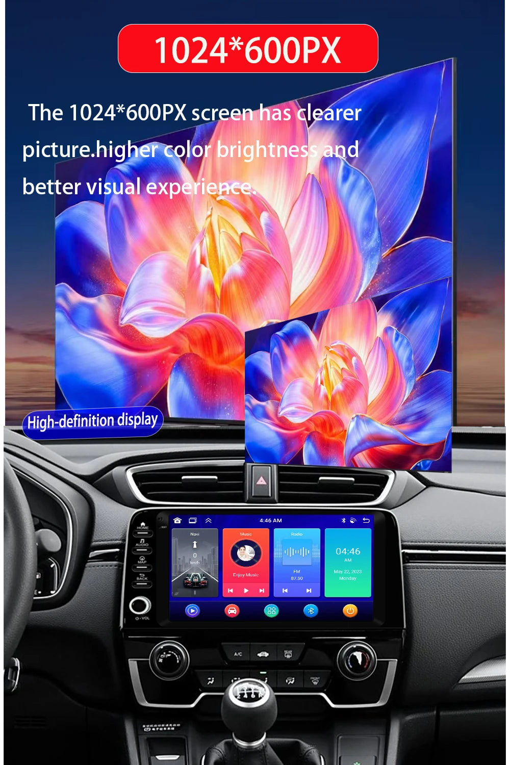 Radio Android 9" para Honda CRV 2017-2021 con CarPlay y GPS