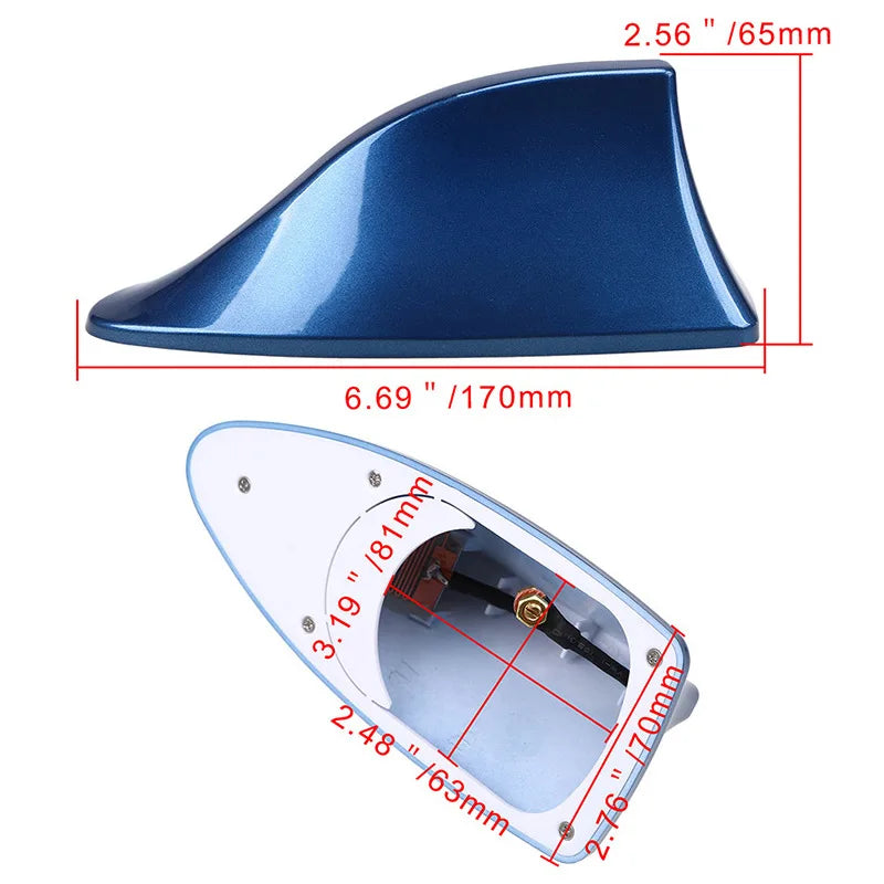 Antena Shark Fin para Auto Señal FM Universal