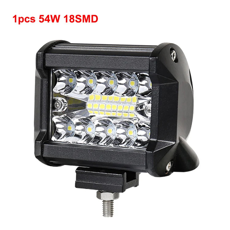 LED Work Light Bar Spot/Flood Off-Road 12V/24V