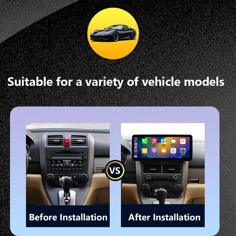 Radio Android 12.3" para Honda CRV 2007-2012 con CarPlay y GPS