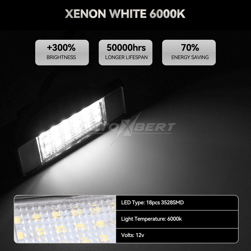 Luz de Placa LED Error Free para Mercedes-Benz Vito W639 y Sprinter W906