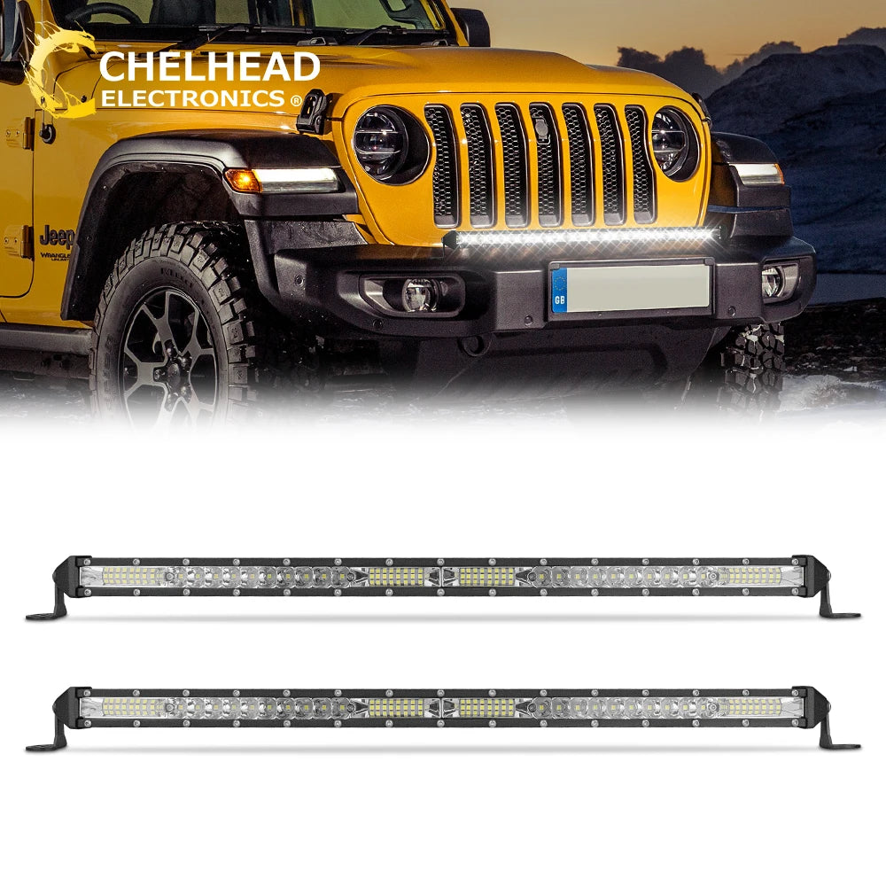 Barra LED 21" Off-Road 156W 6000K IP68 para ATV, UTV y Camiones
