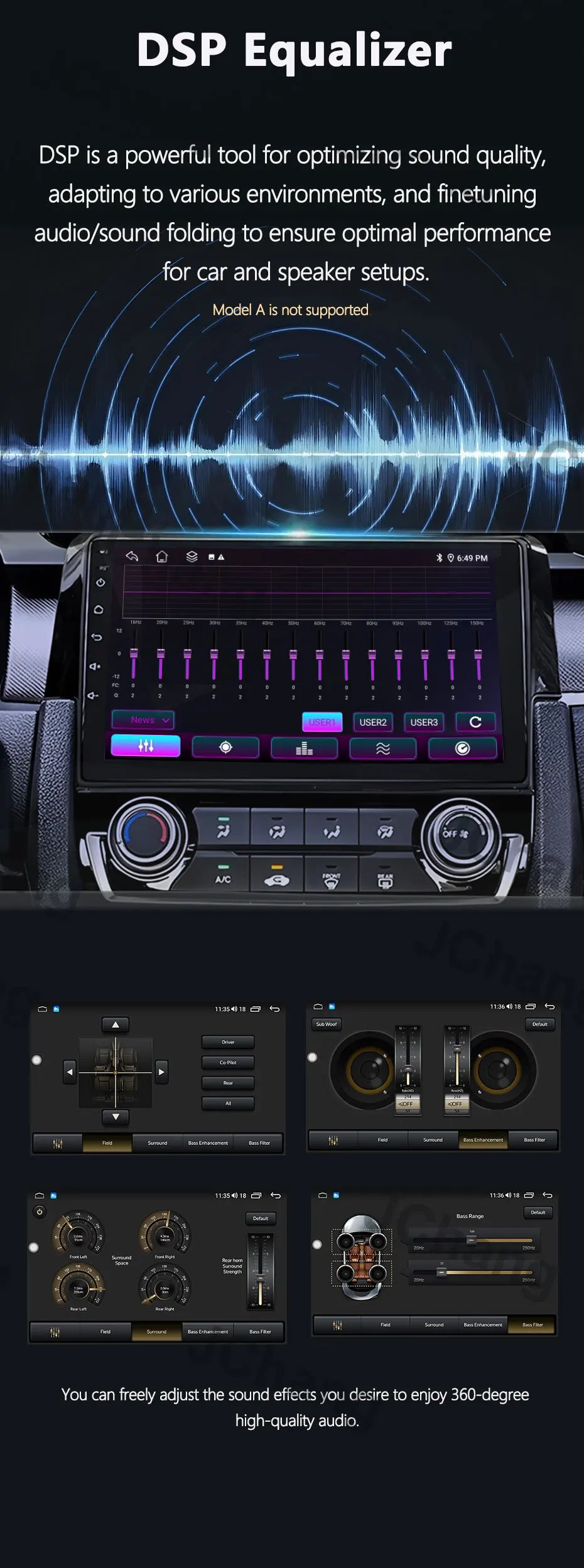 Autoradio Android 2Din for KIA Pegas Soluto 2017-2021 | 9" QLED GPS Navigation CarPlay Bluetooth WiFi