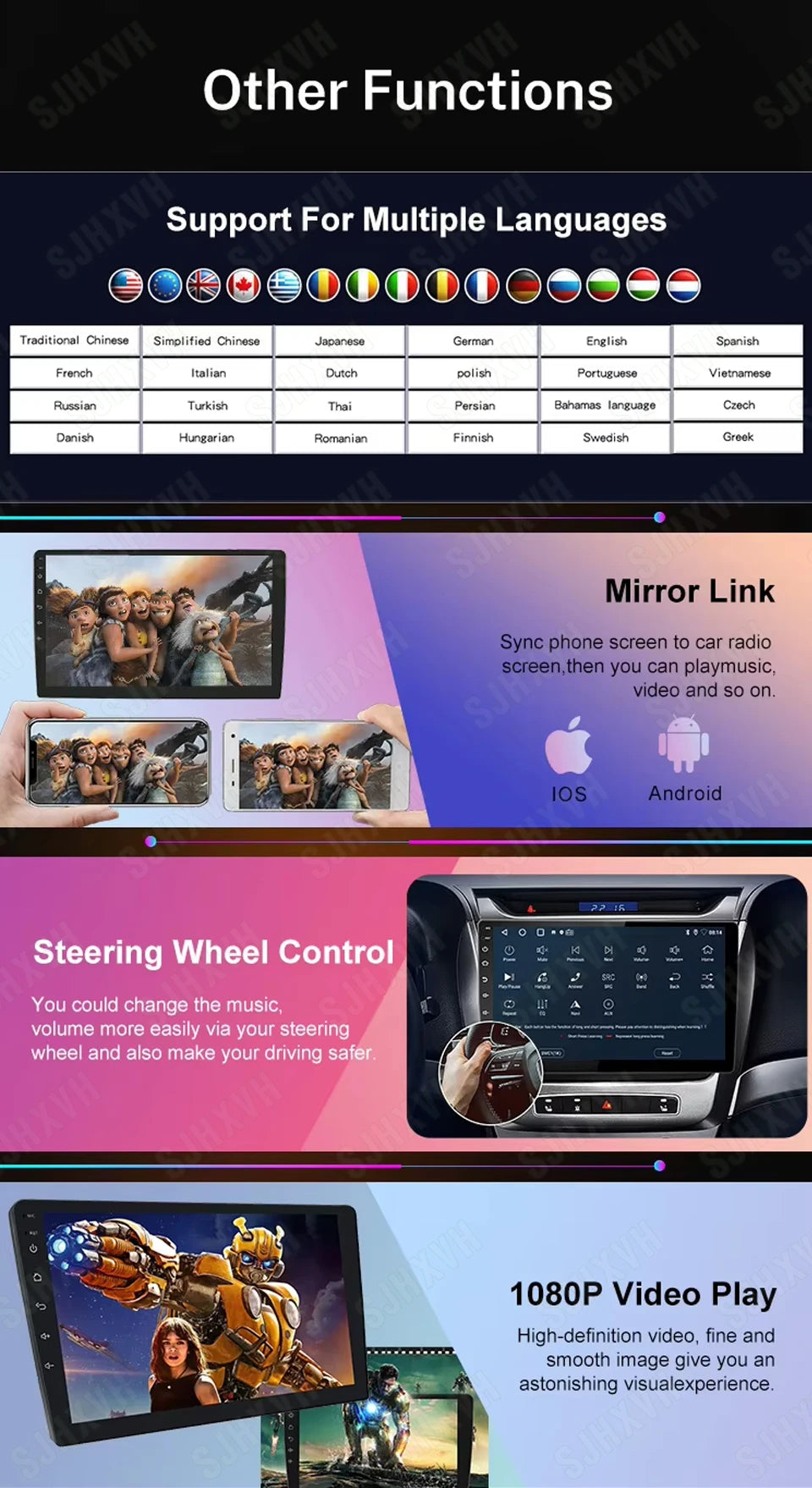 Android 16 Car For Honda CR-V CRV 2001 2002 2003 2004 2005 2006 Automotive Multimedia Video Player Navigation GPS Carplay Screeo