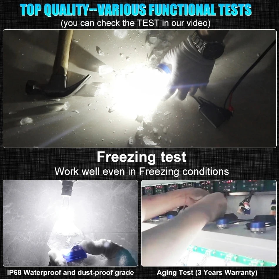 H7 H4 H1 LED Headlight 1000000LM High Power Canbus H11 H9 H8 9005 HB3 9006 HB4 Car Bulbs 6000K Turbo Lamp Fog Light Plug&Play