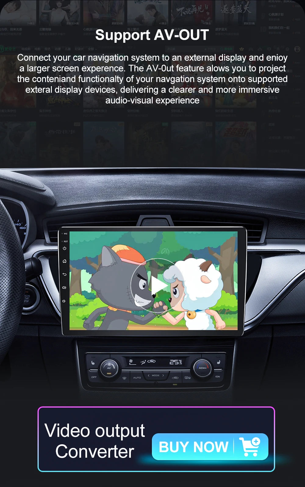 Android Car Radio for KIA RIO K3 2015-2017 | 9" Touch Screen GPS Navigation Wireless CarPlay Android Auto