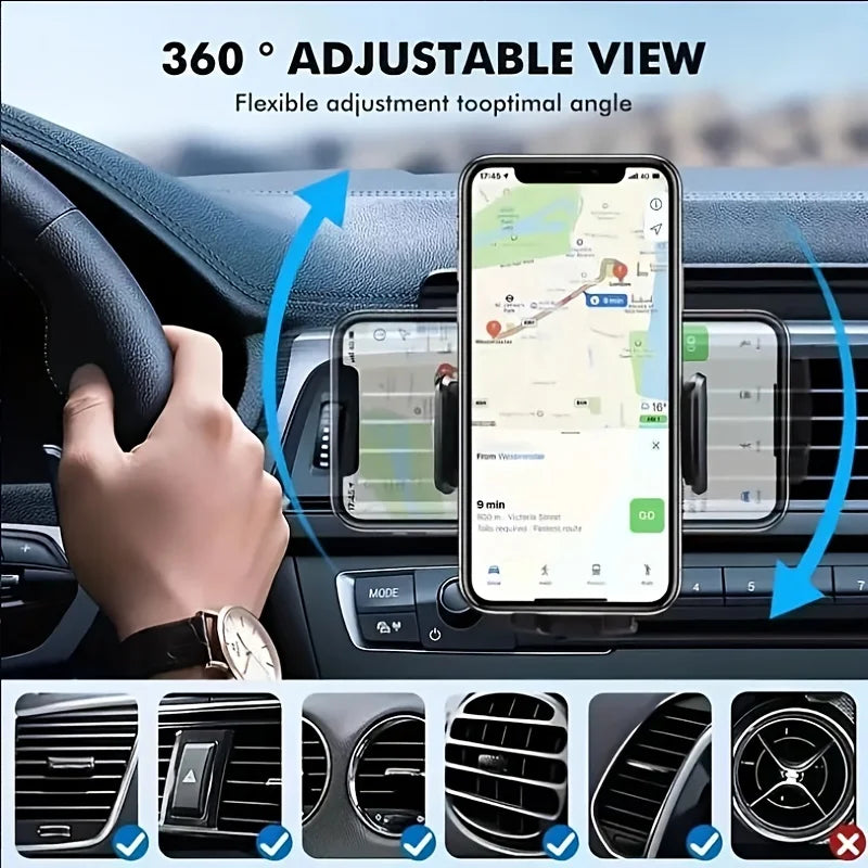 Soporte de Teléfono para Auto Rejilla de Aire Universal 4.7"-6.7"