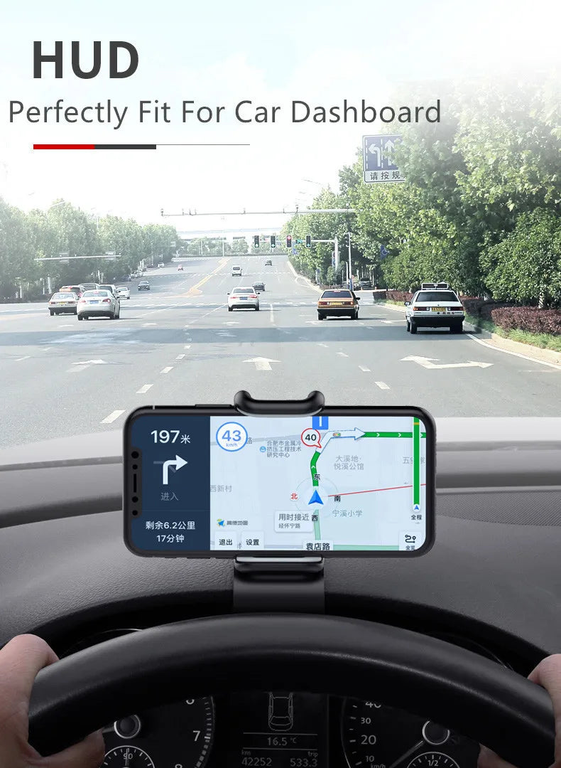 Soporte de Teléfono para Auto Giratorio 360° para Tablero Universal