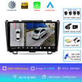 Android 16 Car Radio For Honda CR-V 3 RE CRV 2007 - 2011 Navigation GPS Multimedia Player Stereo WiFi+4G BT Carplay+Auto 2 DIN