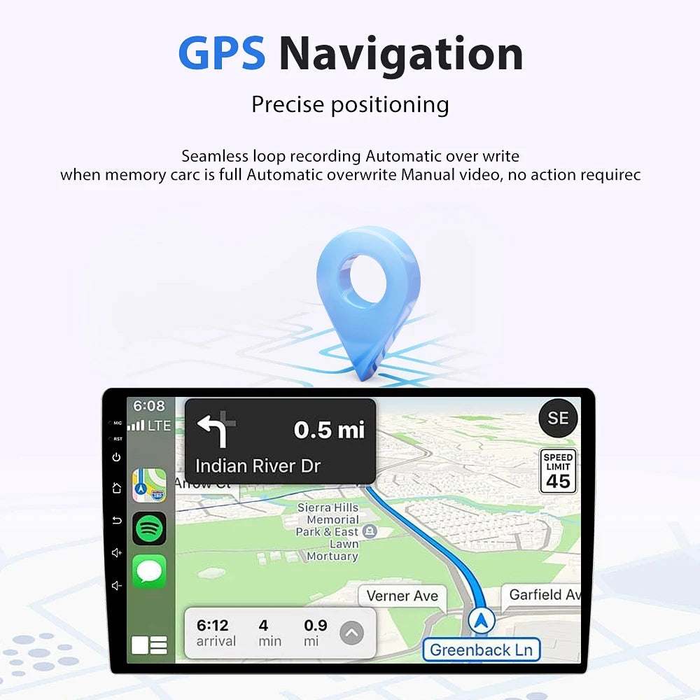 Radio Android 9" para Honda Civic 1995-2001 con GPS, CarPlay y WiFi