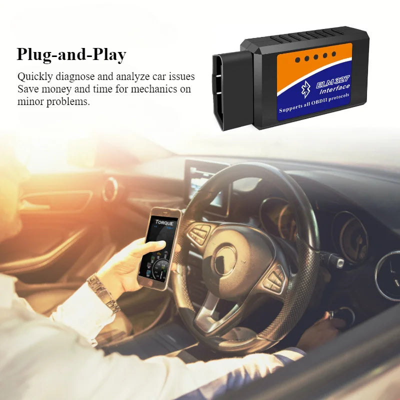 Escáner OBD2 Portátil para Diagnóstico de Vehículos