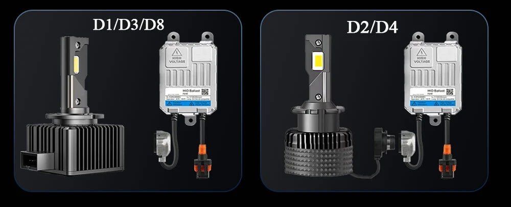 Focos LED D1S D3S D2S D4S 1000W 6000K Canbus 12V/24V para Auto