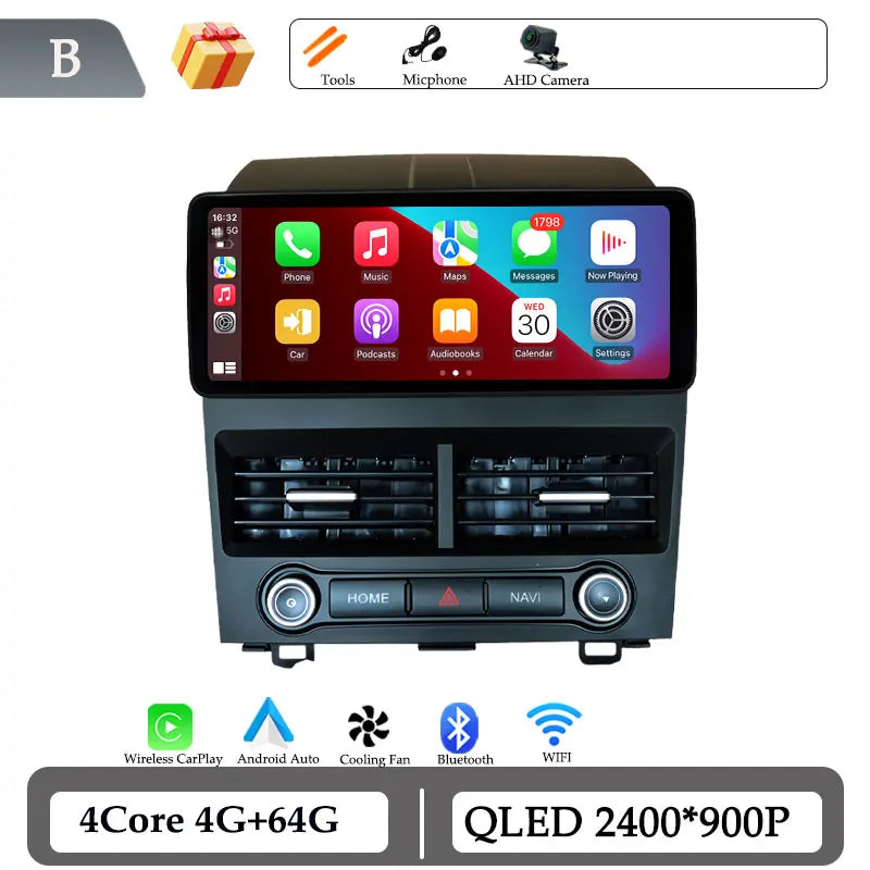 Radio Android 12.3" para Honda CRV 2007-2012 con CarPlay y GPS